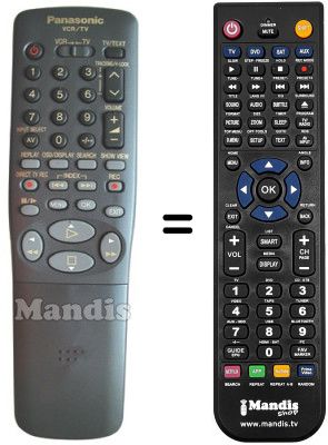 Replacement remote control Panasonic VEQ2213