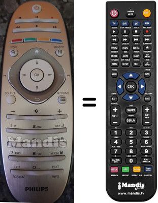 Mando a distancia equivalente 313923822601