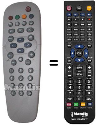 Mando a distancia equivalente RCLE013