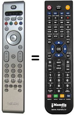 Replacement remote control RC433701B