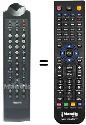 Comandament a distància equivalent RC6941 / 01