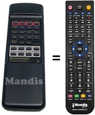 Comandament a distància equivalent Pioneer A-604R