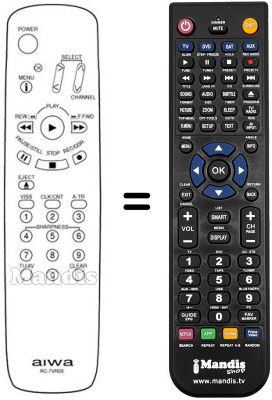 Comandament a distància equivalent RC-7VR05