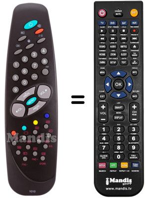 Mando a distancia equivalente RC1010