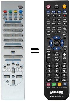 Mando a distancia equivalente RC1072