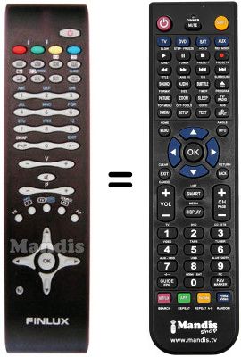 Mando a distancia equivalente RC1082