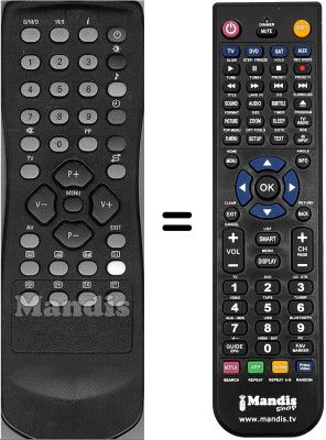 Mando a distancia equivalente RC1123702 / 00