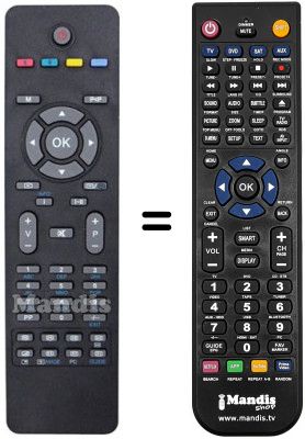 Mando a distancia equivalente Belson BSV-2284 (ver. 2)