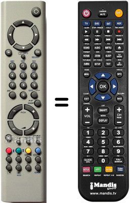 Mando a distancia equivalente Technical LCD 3718HDTB