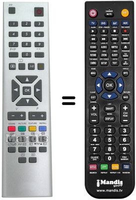 Comandament a distància equivalent RC2445