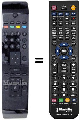 Mando a distancia equivalente RC3900