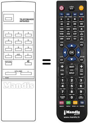 Replacement remote control RC90