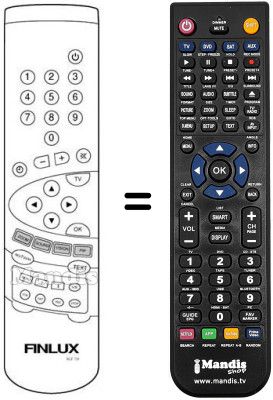 Replacement remote control RC H701