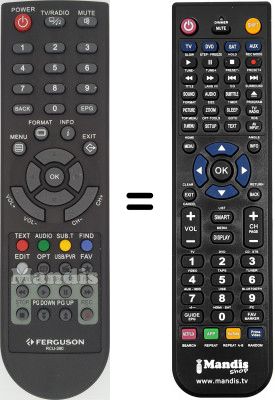 Mando a distancia equivalente RCU-200