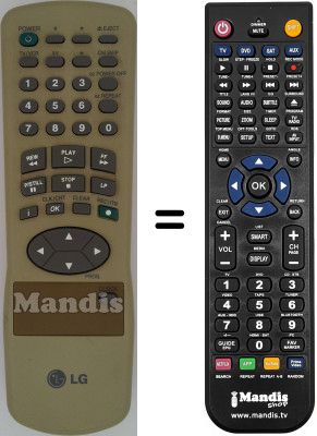 Mando a distancia equivalente REMCON342 Mando a distancia equivalente REMCON342