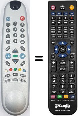 Mando a distancia equivalente REMCON864