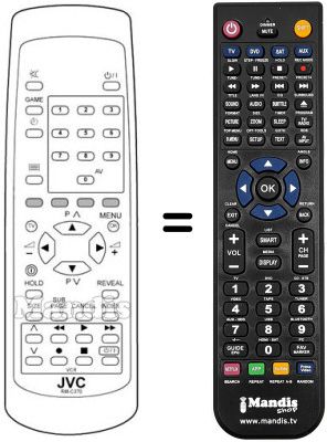 Replacement remote control RM-C370
