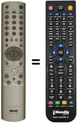Comandament a distància equivalent Sony KLV-17HR2 Comandament a distància equivalent Sony KLV-17HR2