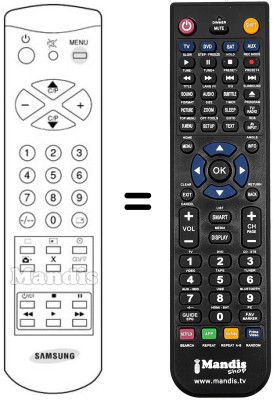 Replacement remote control Samsung CF3340Z Replacement remote control Samsung CF3340Z