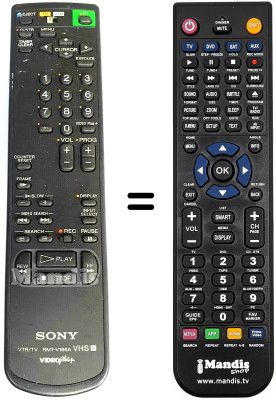 Replacement remote control Philips RMT-V166A