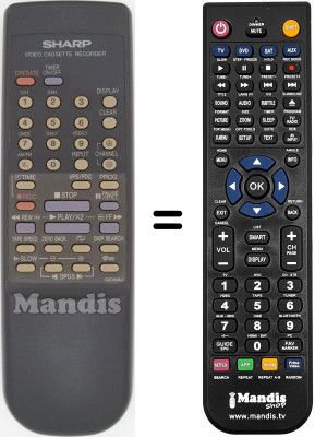 Mando a distancia equivalente RRMCG0009AJ