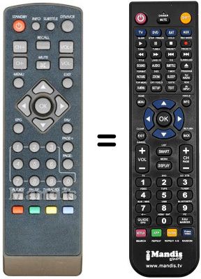 Comandament a dist&agrave;ncia equivalent REMCON1131