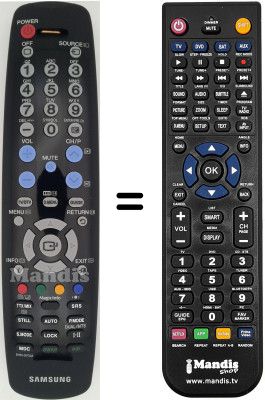 Mando a distancia equivalente Samsung LE23R41 Mando a distancia equivalente Samsung LE23R41