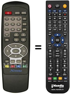 Mando a distancia equivalente REMCON918