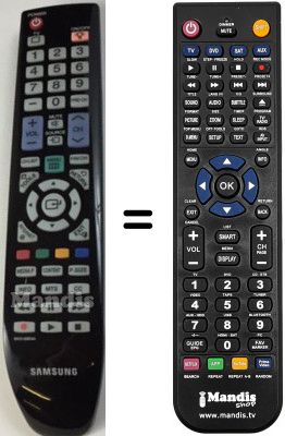 Mando a distancia equivalente BN59-00854A Mando a distancia equivalente BN59-00854A
