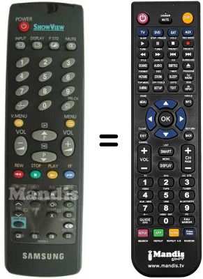 Mando a distancia equivalente Samsung AA59-00006A Mando a distancia equivalente Samsung AA59-00006A