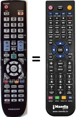 Replacement remote control Samsung CS29M16MH