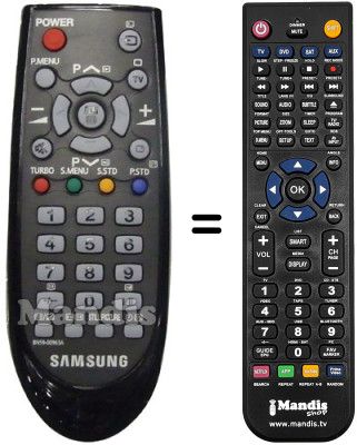 Mando a distancia equivalente Samsung BN59-00963A Mando a distancia equivalente Samsung BN59-00963A