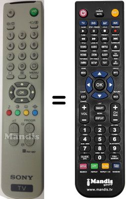 Replacement remote control Sony KV-28FX65E Replacement remote control Sony KV-28FX65E