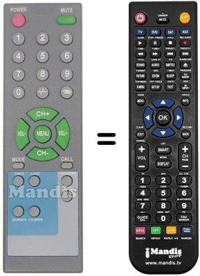 Mando a distancia equivalente REMCON1240