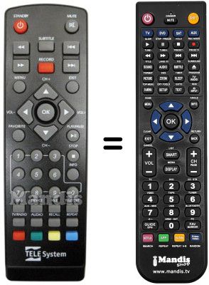 Mando a distancia equivalente REMCON1230