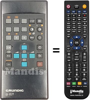 Mando a distancia equivalente Grundig T55440 EURO Mando a distancia equivalente Grundig T55440 EURO