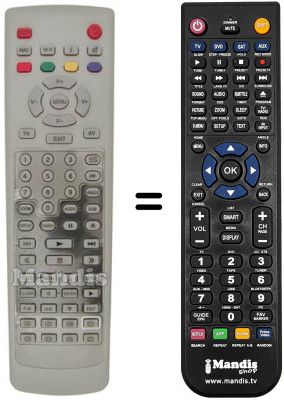 Comandament a distància equivalent REMCON237