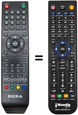 Replacement remote control REMCON1257