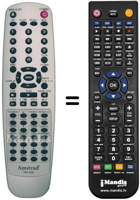 Mando a distancia equivalente REMCON1184