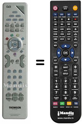 Mando a distancia equivalente Thomson RCT615TMLM1 Mando a distancia equivalente Thomson RCT615TMLM1