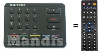 Mando a distancia equivalente RC1193S