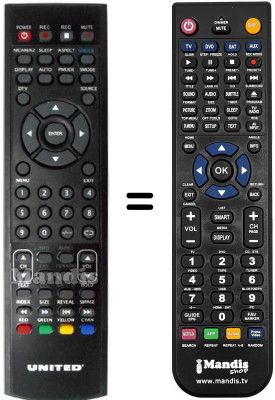 Mando a distancia equivalente LTW19X95 (V. 2016)