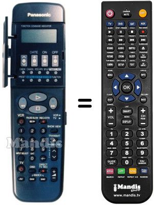 Replacement remote control Panasonic VEQ1945