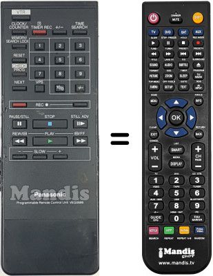 Replacement remote control Panasonic NV-G45