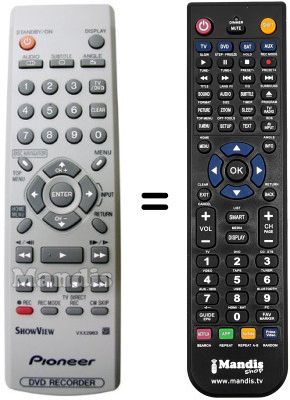 Mando a distancia equivalente VXX2983