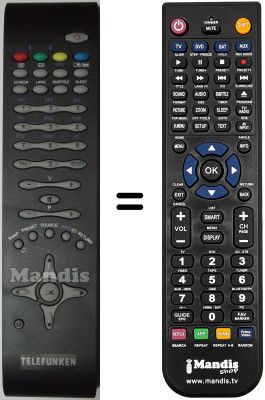 Mando a distancia equivalente Telefunken TE22880FB6
