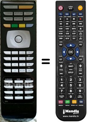 Replacement remote control VOXSON 84N