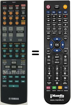 Mando a distancia equivalente Yamaha RAV254