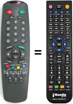 Comandament a distància equivalent Basic Line BL5592 TXT