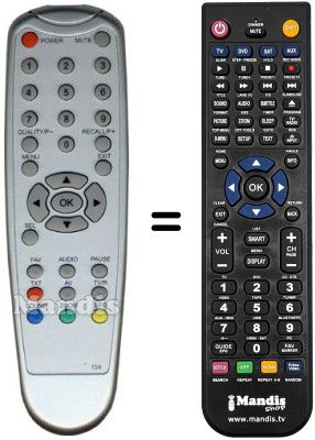 Comandament a dist&agrave;ncia equivalent Kathrein UFE370S